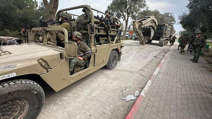 צילום: דובר צה"ל פיקוד המרכז מתגבר כוחות רבים להגנה ובמוכנות לסכל אירועי טרור