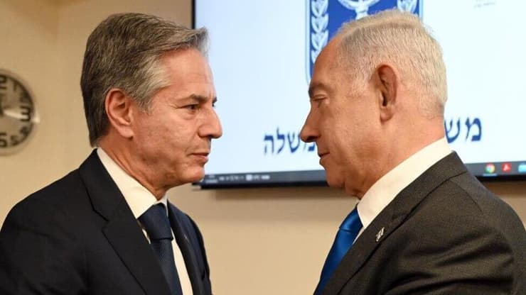 ראש הממשלה בנימין נתניהו נפגש עם מבקר המדינה של ארה"ב אנטוני בלינקן בקריה בתל אביב