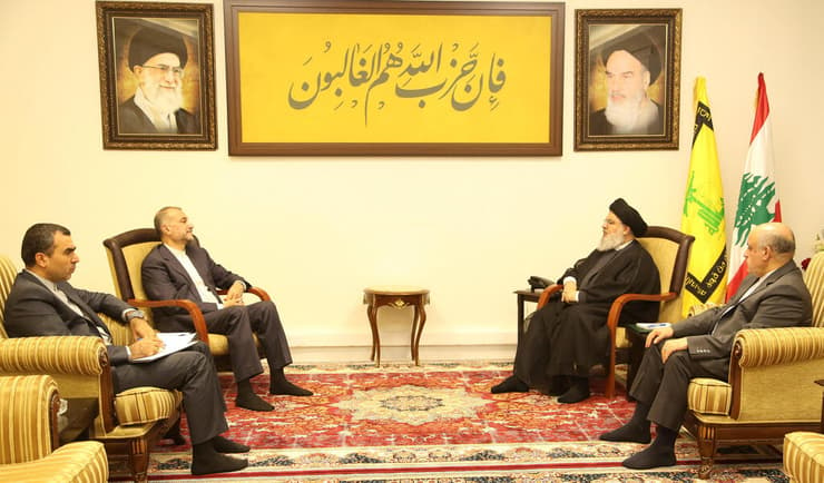 נסראללה עם שר החוץ האיראני