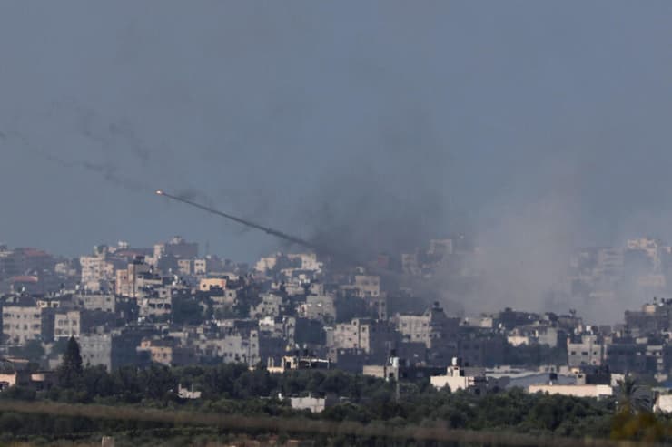 שיגור ירי רקטה רקטות מ עזה ל ישראל