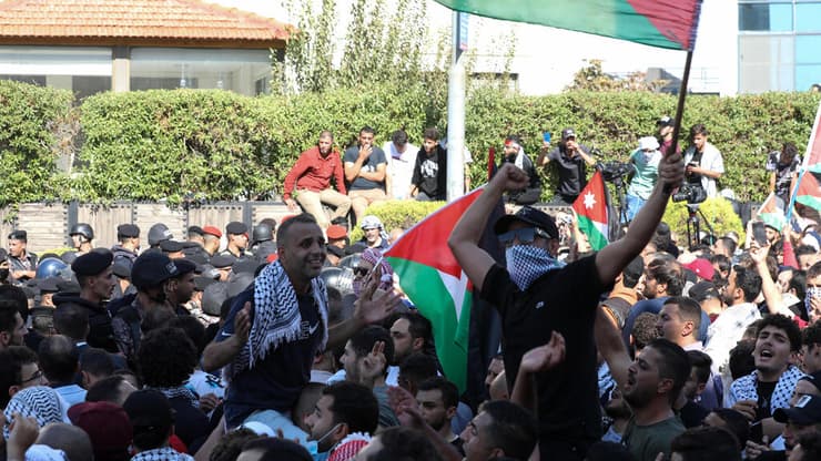 הפגנות פרו פלסטינים בירדן