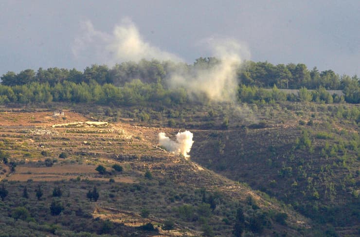 ירי פגזים של צה"ל בדרום לבנון