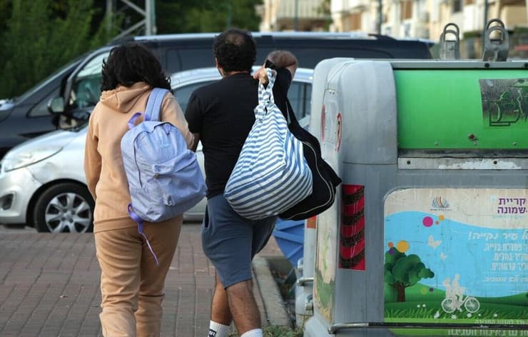 פינוי התושבים בקריית שמונה (צילום: אפי שריר ) פינוי התושבים בקריית שמונה