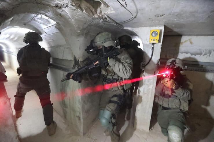 יחידת יהלום במנהרות מתאמנים לקראת הכניסה לעזה