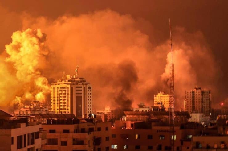 לפי דיווחים פלסטינים: צה"ל תוקף אוויריות את ארגון הטרור חמאס ברצועת עזה