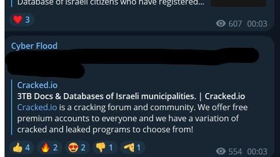 מתקפת תודעה על ידי האקרים פרו-פלסטינים