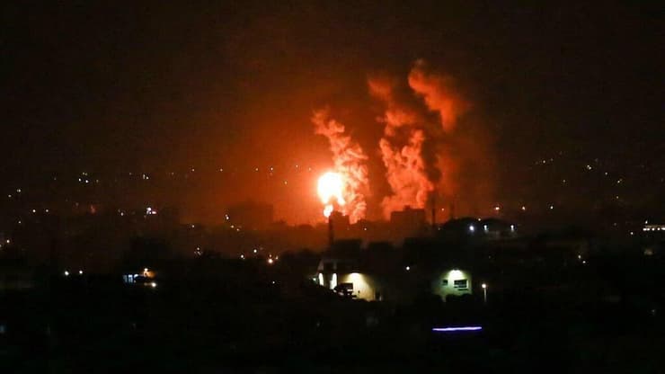 לפי דיווחים פלסטינים: מטוסי צה"ל מבצעים "חגורת אש" וירי מסיבי מאוד מזרחית לג'בליה בצפון רצועת עזה