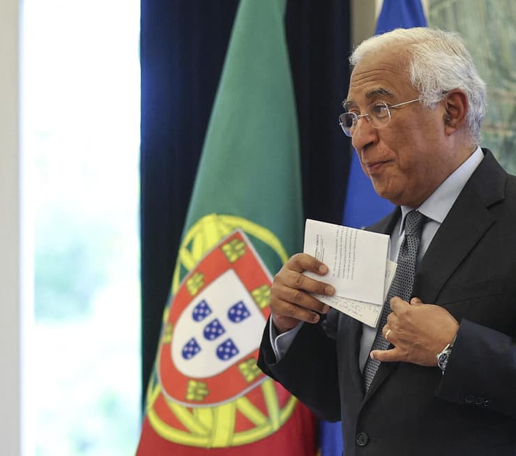 ראש ממשלת פורטוגל אנטוניו קושטה התפטר