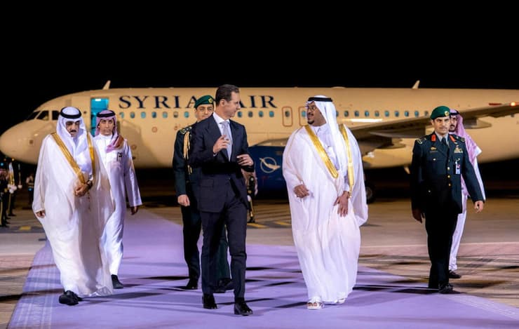 נשיא סוריה בשאר אסד ב ריאד סעודיה