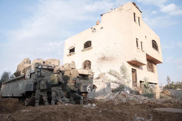 צוות הקרב של חטיבה 401 תוקף במרחב גדוד שאטי של ארגון הטרור חמאס