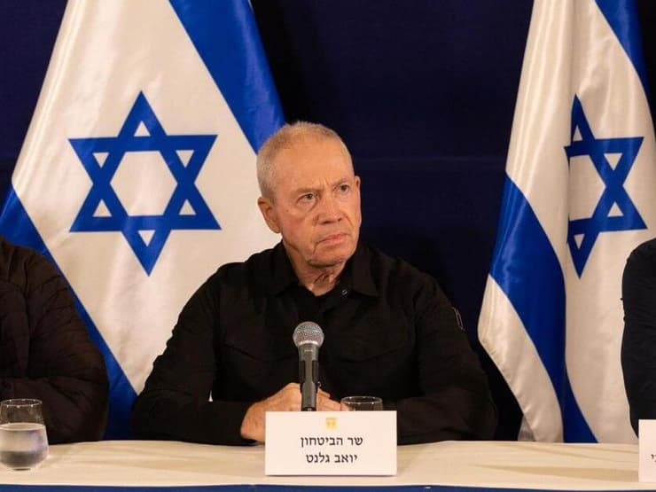 מסיבת עיתונאים של ראש הממשלה בנימין נתניהו, שר הביטחון יואב גלנט ובני גנץ