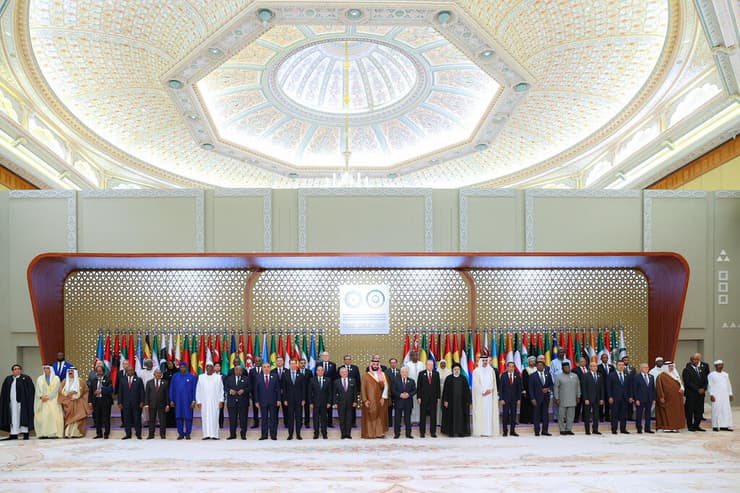 מנהיגים ערבים בפסגה הערבית-אסלאמית סעודיה ריאד ערב הסעודית
