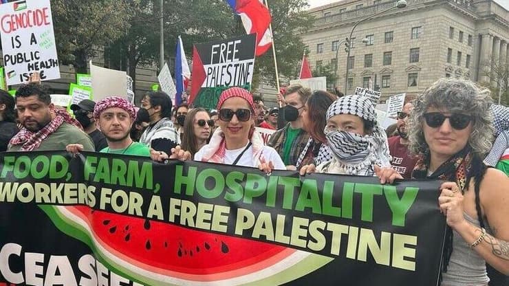 הפגנות פרו פלסטין בניו יורק של מסעדנים ושפים
