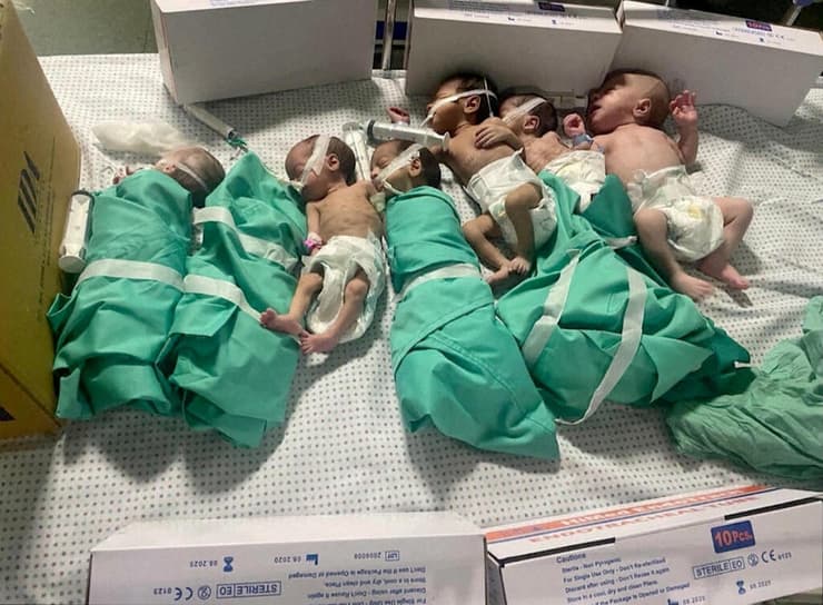 תינוקות פגים שלטענת בית החולים שיפא בית חולים ב עזה הוצאו מהאינקובטורים בגלל היעדר חשמל