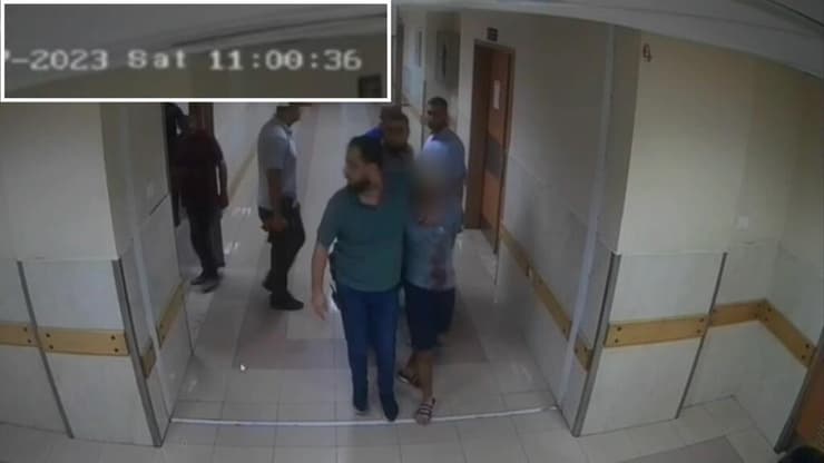 תמונות מהובלת החטופים ורכבים צה"ליים במרחב בית החולים שיפא