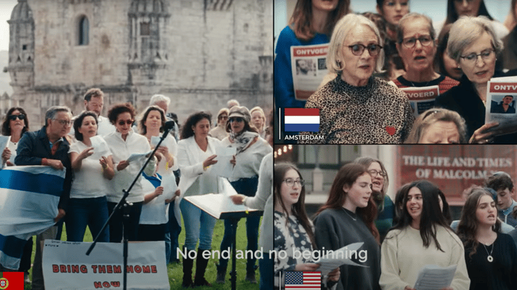 משפחות החטופים ורבים ברחבי העולם שרים להחזרת השבויים