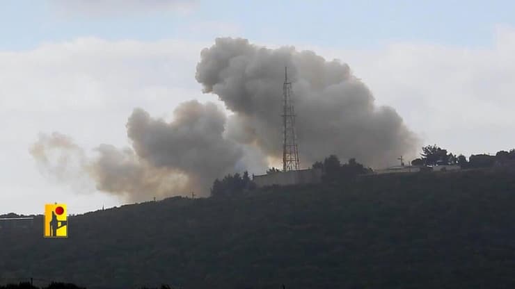 לפי דיווחים פלסטינים: תיעוד חיזבאללה משיגור טילי בורקאן לעבר שטח ישראל