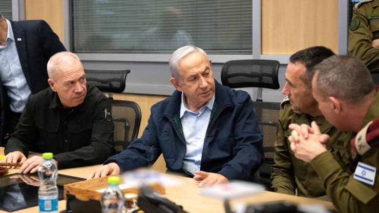 דיון ביטחוני בקריה עם חברי קבינט המלחמה