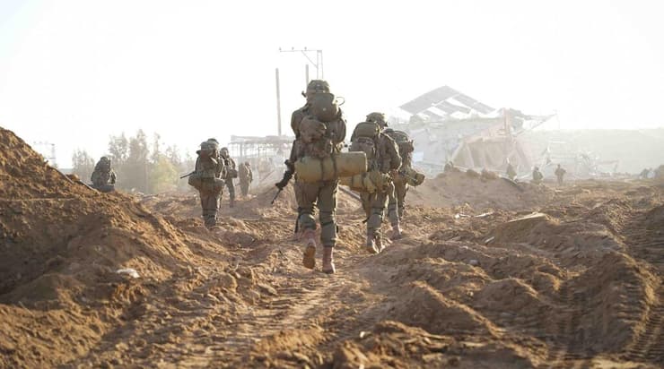 תמונות מהפעילות הקרקעית של כוחות צה״ל ברצועת עזה