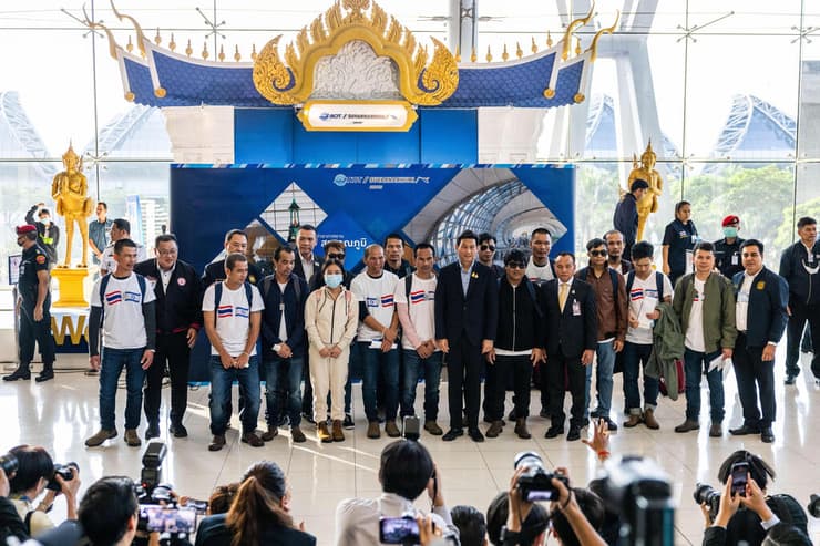 תאילנד חזרת חטופים מ עזה ל בנגקוק נציג החטופים אותאי מדבר