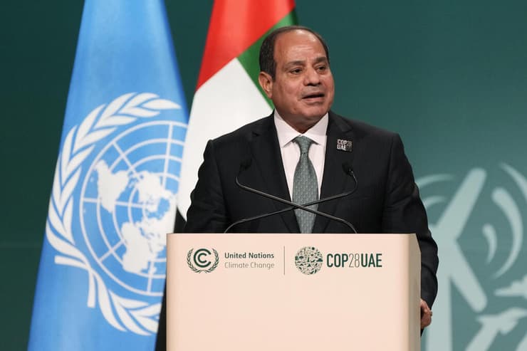 נשיא מצרים א-סיסי בוועידת האקלים