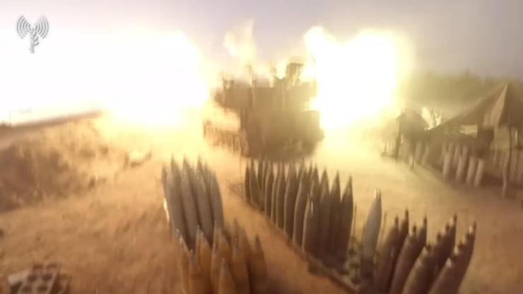 תיעוד מעיני התותחן בלחימת חטיבות האש של חיל התותחנים ברצועת עזה