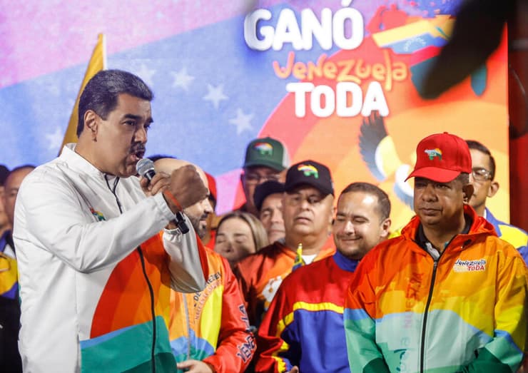 נשיא ונצואלה ניקולס מדורו משאל עם גיאנה סכסוך טריטוריאלי