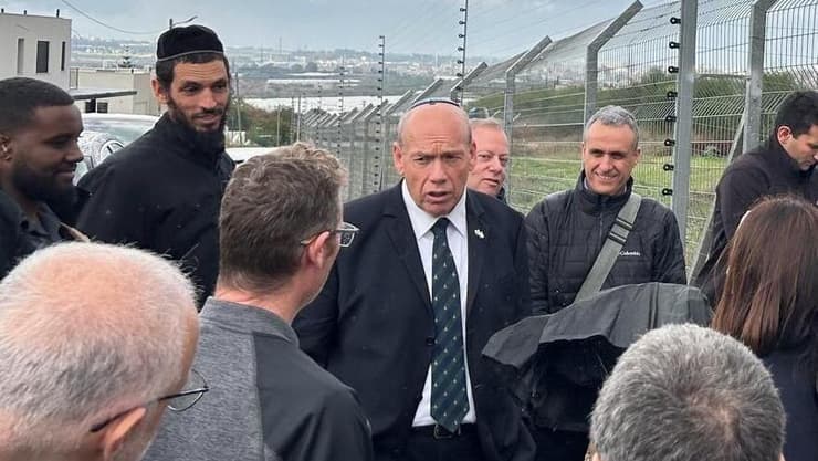 מבקר המדינה מתניהו אנגלמן בסיור בגדר הביטחון באזור ירושלים, השרון ובשומרון