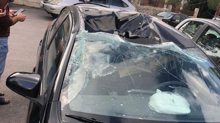 נזקי תקיפה בלבנון שמיוחסת לישראל פגיעה ברכב של מנהלת בית ספר בלבנון