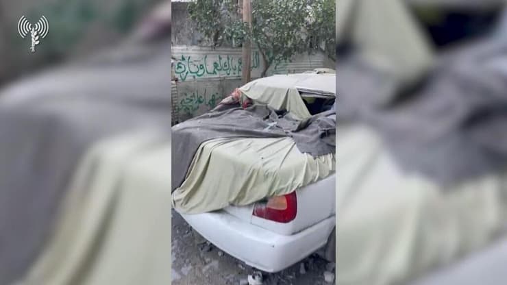 תיעוד של צוות הקרב של חטיבת הנח"ל המראה את ההערכות המבצעית בביתו של מחבל הנוח'בה