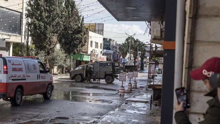 בית שניזוק בפעילות צה"ל נגד טרור בג'נין