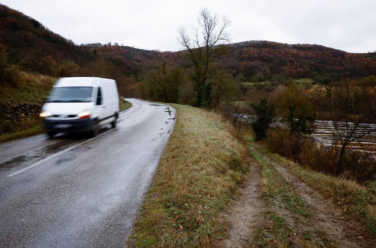 צרפת הכביש בדרום המדינה שבו נמצא הנער הנעדר אלכס באטי
