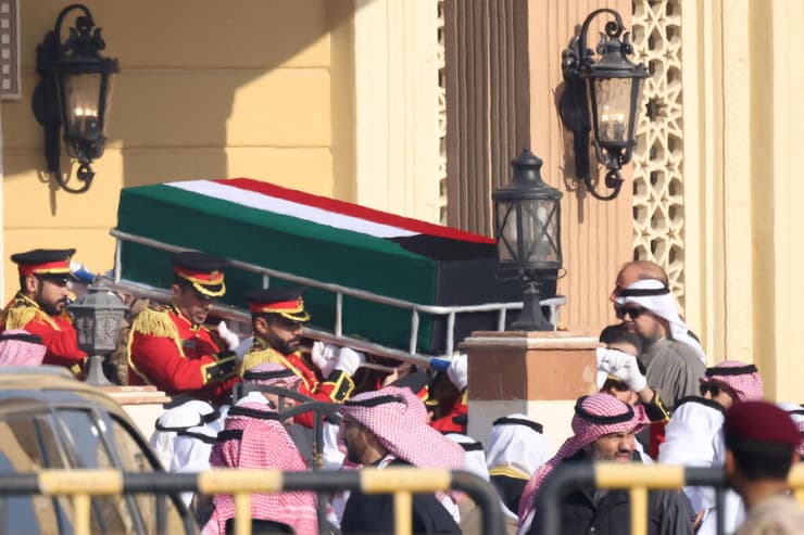 הלוויה של אמיר לשעבר של כוויית כווית כויית שייח נוואף אל אחמד אל סבאח 