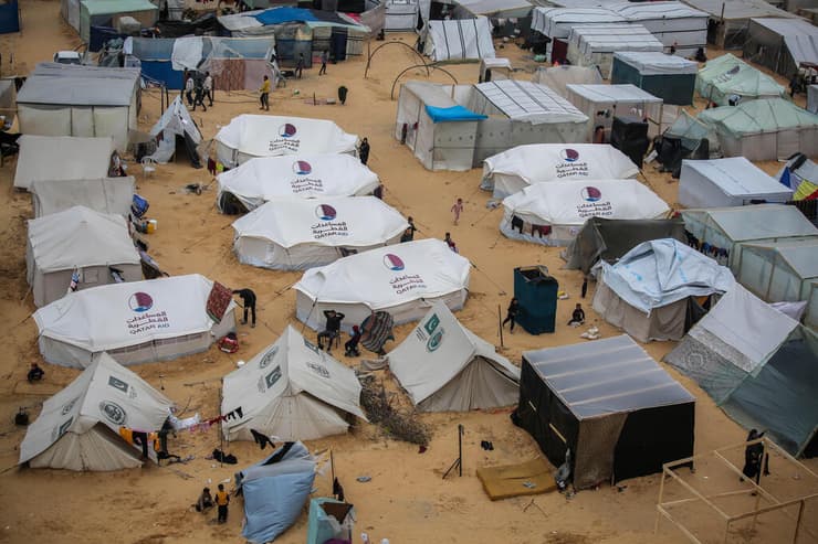 מחנה אוהלים ברפיח אל-מאוואסי, עזה