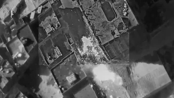 תיעוד ממטוס הקרב: צה"ל מחסל את המחבל חסן אטרש, שהיה האחראי הארגון טרור חמאס על ייצור האמל"ח 