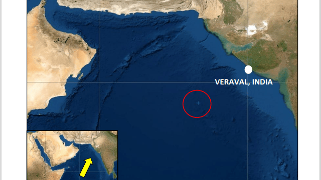 דיווח על מתקפה כטב"ם נגד ספינה סמוך לחופי הודו