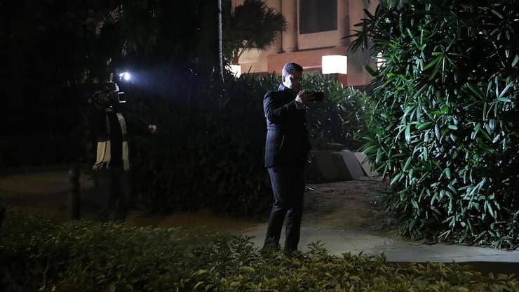 תיעוד מניסיון הפיגוע ליד שגרירות ישראל בניו דלהי, הודו