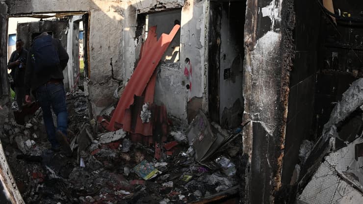 סיור לתקשורת בקיבוץ בארי מטעם מטה החטופים