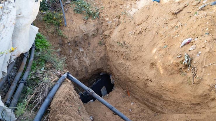 תיעוד מאיתור פירי מנהרות והשמדת תוואי המנהרה במרכז רצועת עזה