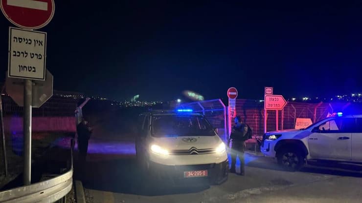 זירת ניסיון פיגוע הדריסה במחסום גבעת זאב