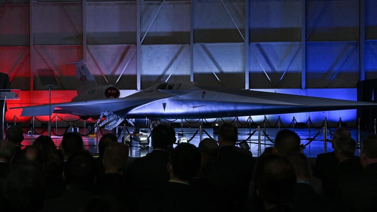 מטוס על קולי X-59 של נאס"א ולוקהיד מרטין