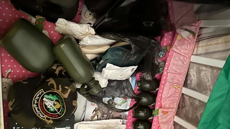 אמצעי לחימה שאותרו על ידי חטיבת 'יפתח' באל בורייג'