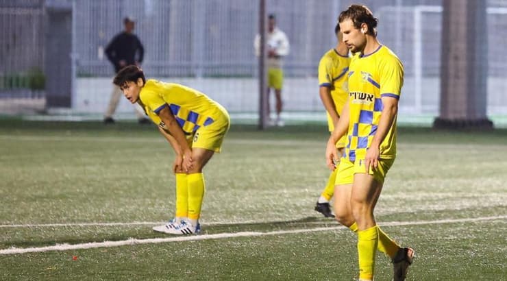 שחקני עירוני אשדוד מאוכזבים (שחר גרוס) שחקני עירוני אשדוד מאוכזבים