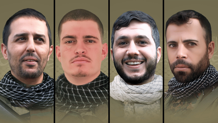 ארבעת המחבלים שחוסלו מתקיפה של צה"ל בלבנון