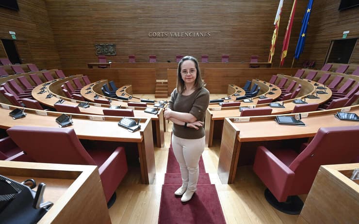 ספרד מאר גלסרן חברת ה פרלמנט של ולנסיה עם תסמונת דאון