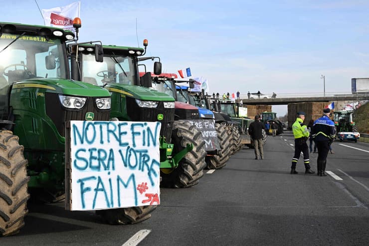 צרפת חקלאים מצור על פריז
