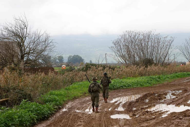 חיילי צה"ל בסיור סמוך לכפר בלום וגבול לבנון