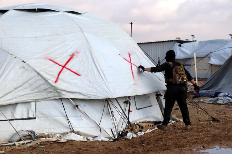 סוריה מחנה הפליטים אל הול דאעש