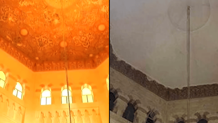 מסגד "אל-מורסי אבו אל-עבאס" באלכסנדריה - לפני ואחרי השיפוץ