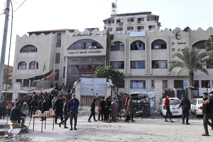 בית החולים אל אמל אל-אמל ב חאן יונס רצועת עזה ארכיון